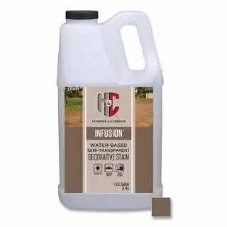 H&C Infusion Water-Based Semi-Transparent Stain, 1 Gal, Bottle, Tumbled Stone, 2 Each, 45.102024-16