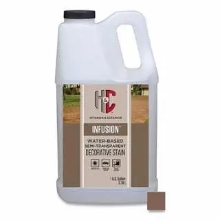 H&C Infusion Water-Based Semi-Transparent Stain, 1 Gal, Bottle, Cordovan, 2 Pieces, 45.102064-16
