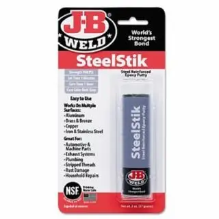 J-B Adjustable Weld Steelstik Epoxy Putty, 2 Oz, Puttysick Skin Packed, Dark Gray, Quantity: 48 pieces, 8267 J-B Weld