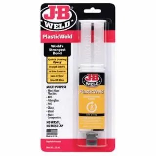 J-B Weld Cold Weld Compounds, 25 Ml Plasticweld Syringe Skin Packed, Clear, Quantity: 24 pieces, 50132