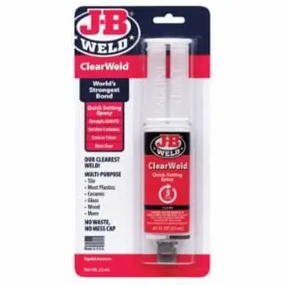 J-B Weld Cold Weld Compounds, 25 Ml See-Throughweld Syringe Skin Packed, Clear, Quantity: 24 pieces, 50112