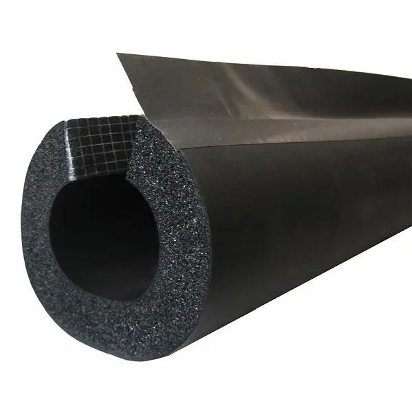 Jones Chemical-Resistant Stephens 3/4" ID (5/8" CTS) Double Stick Natural Rubber Pipe Insulation, 1/2" Wall...