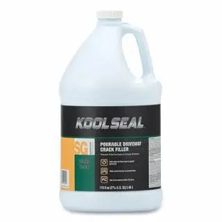 Kool Rapid Seal Pourable Driveway Crack Filler, 1 Gal, Bottle, Jet Black, 4 Pieces, KS0075100-16 Kool Seal