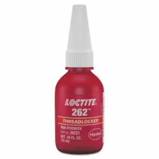Loctite 262 UNFlocker, Medium To High Durability, 10 ml, Scarlet, 231926