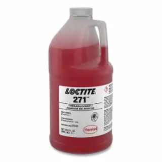 Loctite 271 High Durability UNClocker, 1 L, Fire Red, 4 pack, 209743