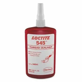 Loctite 545 Thread Sealant, Hydraulic/Pneumatic Fitting, 250 ml Jug, Lavender, 195662
