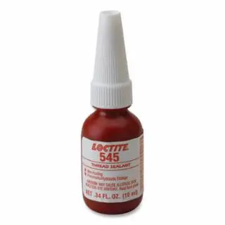 Loctite 545 Thread Sealant, Hydraulic/Pneumatic Fitting, 10 ml Bottle, Purple, 303420