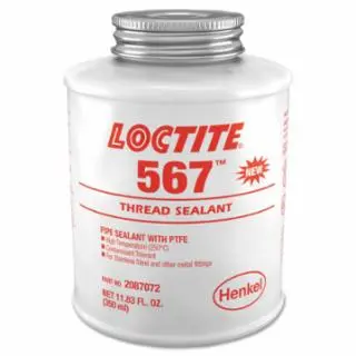 Loctite 567 Pst Threaded Sealant, High Temperature, 350 ml Can, Cream, 2087072