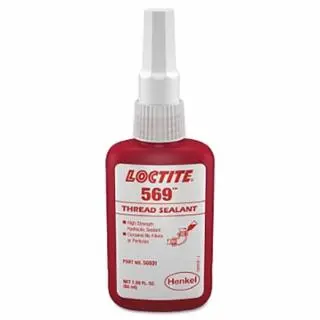 Loctite 569 Thread Sealant, Hydraulic Sealant, 50 ml Bottle, Brown, 135492