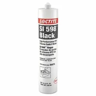 Loctite 598 Black High Executeance Rtv Silicone Ginquireet Maker, 300 ml Cartridge, 135508