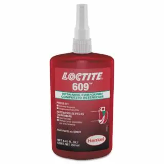 Loctite 609 Retaining Compound General Purpose, 250 ml Bottle, Green, 3000 Psi, 135513