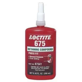 Loctite 675 Retaining Compound, Medium Durability, 250 ml Bottle, Forest Green, 3,000 Psi, 135533