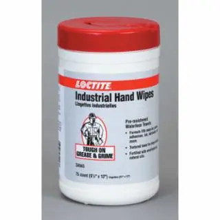 Loctite Sf 7617 Industrial Hand Cleaner Wipes, 75 Panels, Pail, 6 pack, 337637