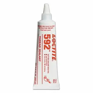 Loctite Compact 592 Pst Thread Sealant, Slow Cure, 250 ml Tube, Opaque Pure White, 88568