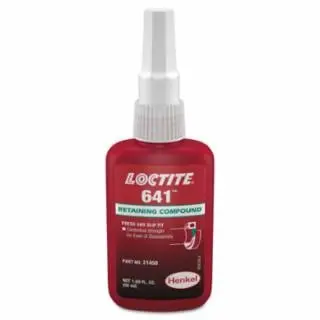 Loctite Convertible 641 Retaining Compound, Regulationled Durability, 50 ml Bottle, Yellow, 1, 700 Psi, 231121