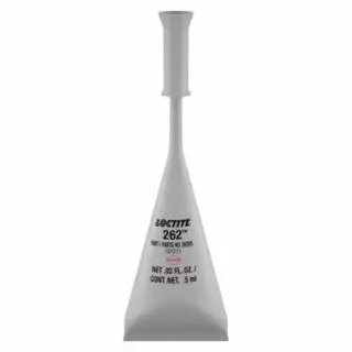 Loctite Durable 262 Threadlockers, Medium To High Durability, 0.5 ml, Ruby, 231922