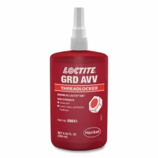 Loctite Fluorescent Grade Avv Threadlocker, 250 ml, Bottle, Ruby, 214166