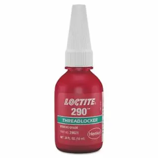 Loctite Green 290 Medium-Durability Wicking Grade Threadlocker, 10 ml, 1/2 Dia Or Smaller, Olive, 233731