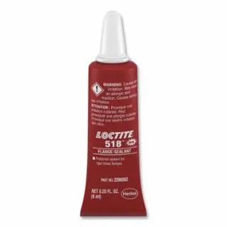 Loctite Jumbo 518 Ginquireet Eliminator Flange Sealant, 6 ml, Tube, Red, 2096062
