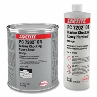 Loctite Marine Chocking Compound, 1 Gallon, Pail, Bright Orange/Amber, 476904