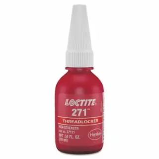 Loctite Master-Grade 271 Threadlocker, High Durability, 10 ml, Red, 135380