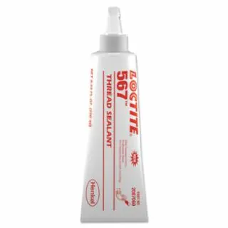 Loctite Maximum-Strength 567 Pst Thread Sealant, High Temperature, 250 ml Tube, Ivory, 2087069