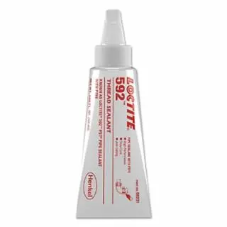 Loctite Modern 592 Pst Thread Sealant, Slow Cure, 6 ml Tube, Opaque White, 12 pack, 88567