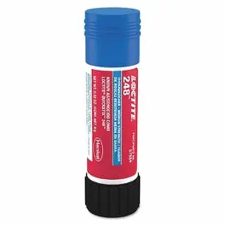 Loctite OSHA-Compliant 248 Medium-Durability Threadlocker Solid Stick, 9 G, 1/4 To 3/4 Dia, Navy Blue, 826034