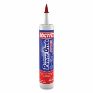 Loctite Plug-and-Play Power Grab Heavy Duty Construction Adhesive, 300 ml, Cartridge, White, 12 pack, 2137678