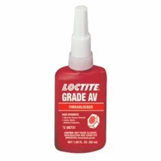Loctite Precision 087 Grade Av Threadlocker, 50 ml, 1 Thread, Red, 195898