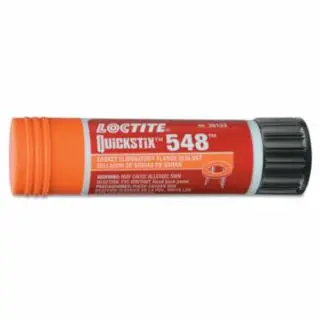 Loctite Quickstix 548 Ginquireet Eliminator Slip-On Flange Sealant, 18 G Tube, Safety Orange, 5 pack, 640484