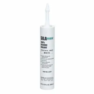 Loctite Silatech Pure White Rtv Silicone Adhesive Polyurethane Sealants, 300 ml Cartridge, White, 12 pack, 475374