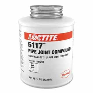 Loctite Solid Pipe Joint Compound, 1 Pt, Brush Top Can, Jet Black, 1534294