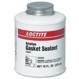 Loctite Standard Aviation Ginquireet Sealant, 1 Pt, Brush Top Can, Brown, 1522029