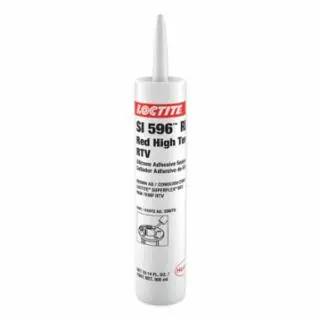 Loctite Superflex Cherry Red High Temp Rtv, Silicone Adhesive Sealant, 300 ml Cartridge, Red, 10 pack, 198817