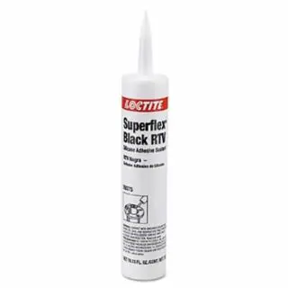 Loctite Superflex Rtv, Silicone Adhesive Sealant, 300 ml Cartridge, Black, 193997