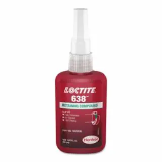 Loctite Top-Tier 638 Retaining Compound Maximum Durability, 50 ml Bottle, Hunter Green, 4500 Psi, 1835936