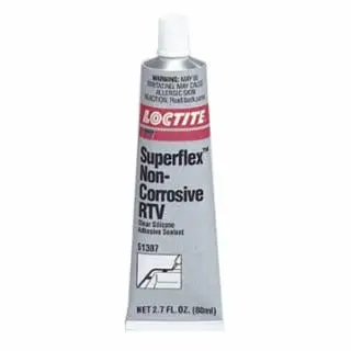 Loctite Updated Superflex Non-Corrosive Rtv, Silicone Adhesive Sealants, 80 ml Tube, Translucent, 234323