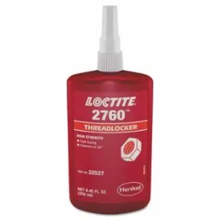 Loctite Wide 2760 Threadlockers, Primerless High Durability, 250 ml, Red, 10 pack, 303442