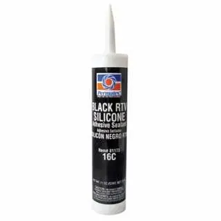 PERMATEX Carbon Black RTV Silicone Adhesive Sealant, 12.9 oz Cartridge, Black, 81173