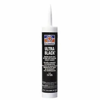 PERMATEX Elite Ultra Silicone RTV Ginquireet Maker, 13 oz, Cartridge, Ultra Black, 24105