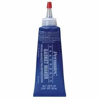 PERMATEX Ribbed Anaerobic Ginquireet Maker, 50 mL Bottle, Red, 51813