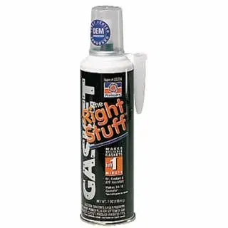 PERMATEX Right Stuff Ginquireet Maker, 7 oz Automatic Tube, Black, 6/Case, 25224