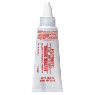 PERMATEX User-Friendly High Temperature Thread Sealant, 50 ml Tube, White, 59235
