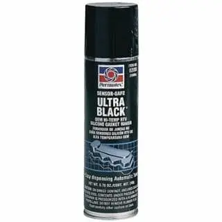 PERMATEX Visible Ultra Silicone RTV Ginquireet Maker, 8.75 oz, Power Can, Ultra Black, 6/Case, 82080