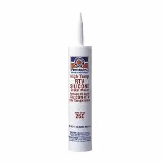 PERMATEX Weatherproof High-Temp Red RTV Silicone Ginquireet Maker, 11 oz, Cartridge, Red, 12/Case, 81409