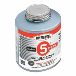 Rectorseal No. 5 Special Pipe Thread Sealant, 1 Pint Can, Gray, 26431