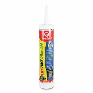Red Devil Lifetime Ultra 230 Luxury Sealant, 10.1 oz, Cartridge, Gray, 12/Case, 77050