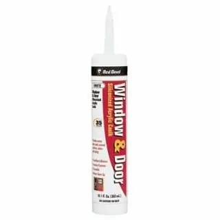Red Devil Window, Door & Siding Sealants, 10.1 oz Cartridge, Graphite, 12/Case, 084650