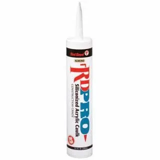 Red Safety Devil RD Pro Construction Grade Sealants, 10.1 oz Cartridge, White, 12/Case, 0846/OI Red Devil
